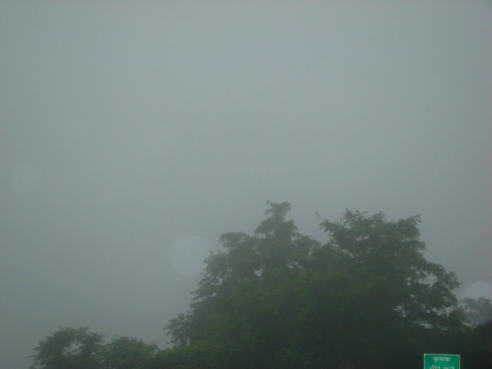 Clouds and Rain covering the hills
