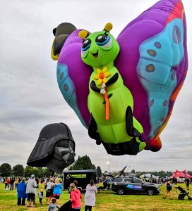 NOT MY PHOTO, I'M IN THE BASKET, Betty Jean Butterfly & Darth Vader