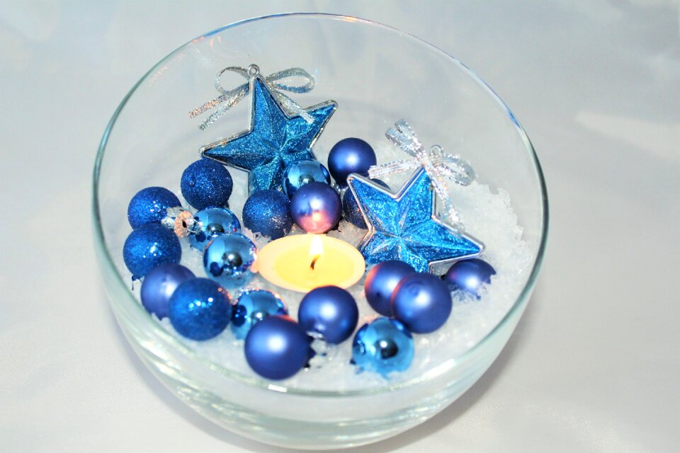 Poinsettia advent decoration