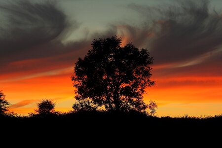 Sunset sky nature photo