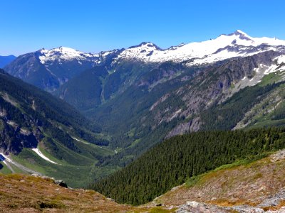 Cascade Pass at North Cascades in WA photo