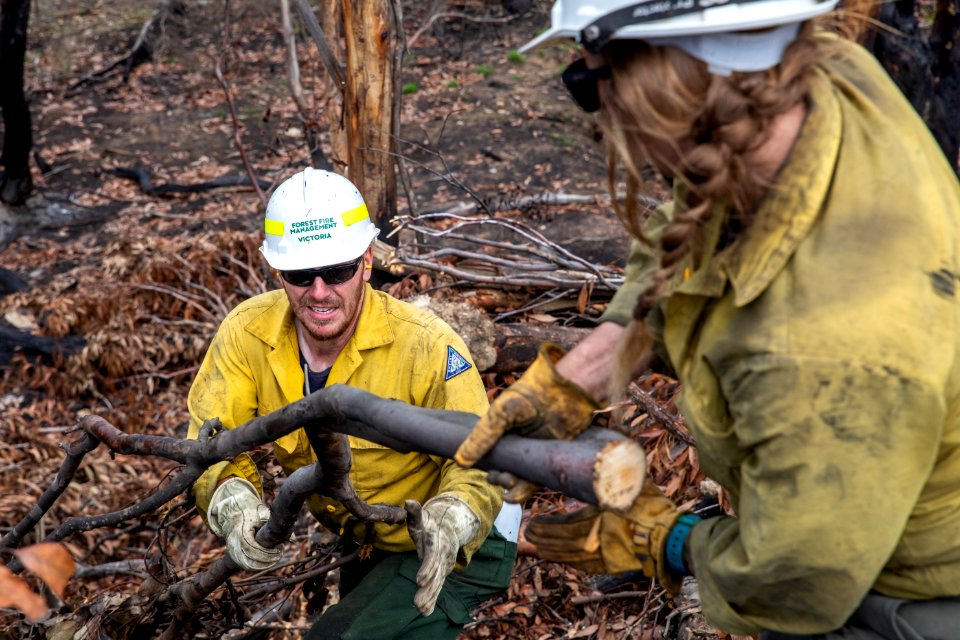 US firefighters in Australia