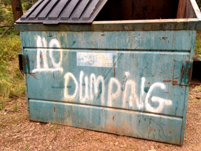 Who Me, Dumping? photo