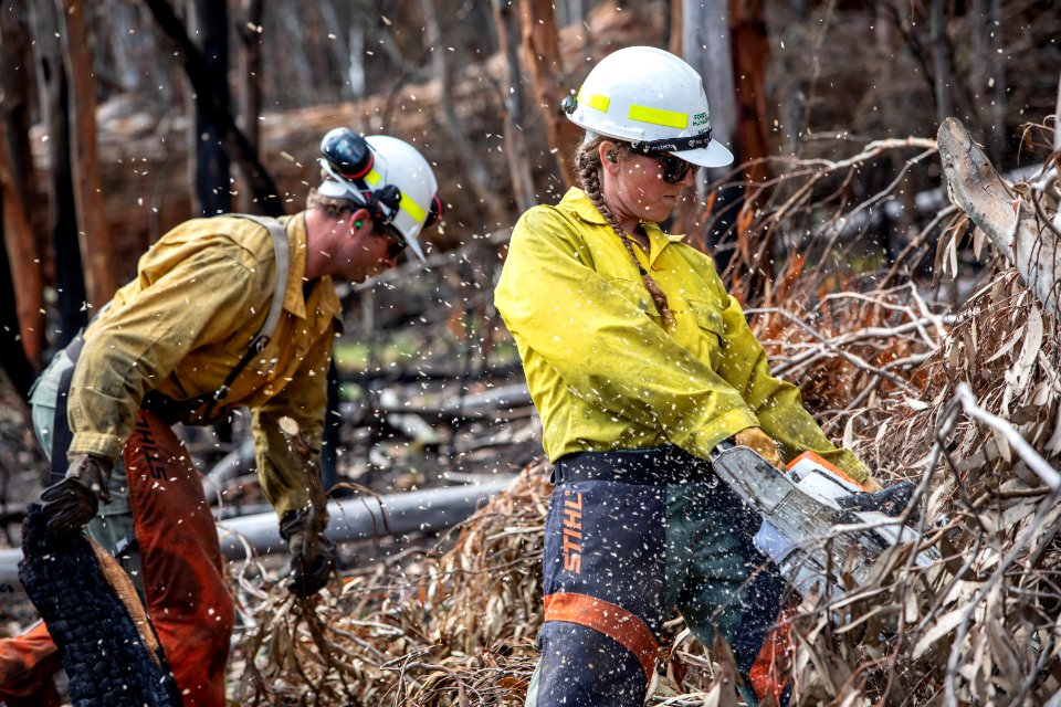 US firefighters in Australia