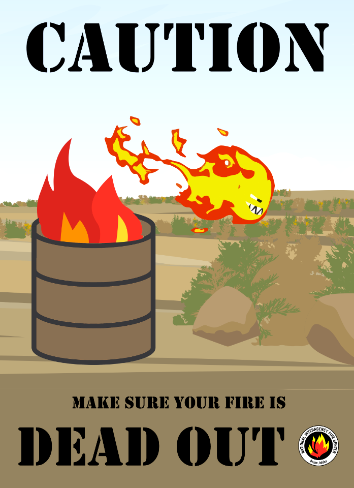 Caution Dead Out Poster