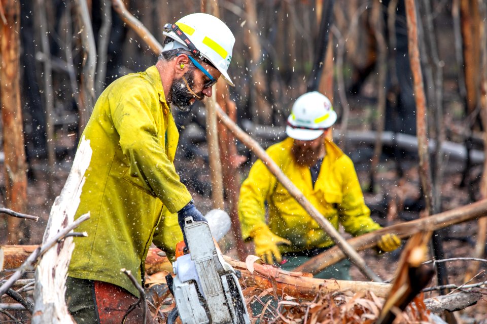 US firefighters in Australia