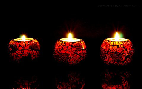 Night candles romantic