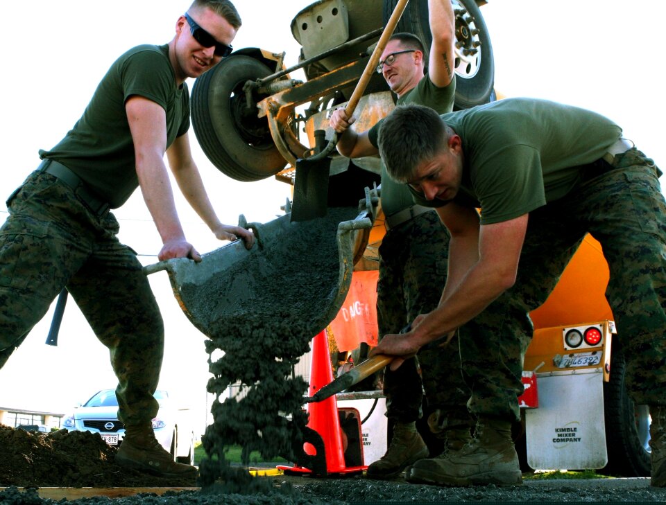 Workers marines military