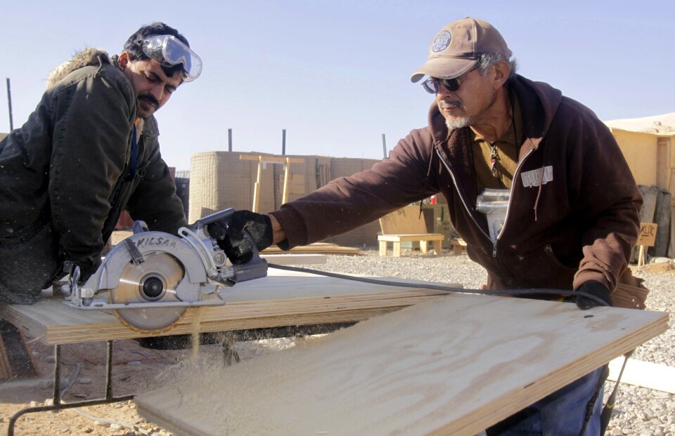 Wood building marines