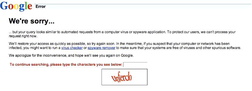 Google Search Error- Who Me? Spyware? photo