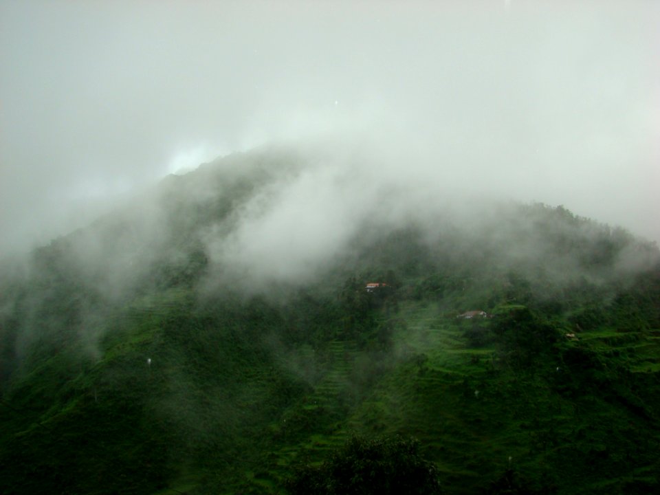 Clouds and Rain covering the hills
