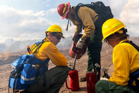 Blacklining the Trout Springs Rx Fire photo