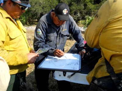 Bureau of Indian Affairs fire briefing photo