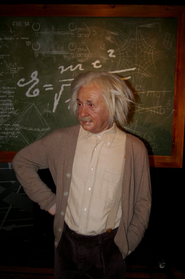 Wax figure berlin einstein