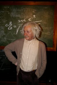 Wax figure berlin einstein photo