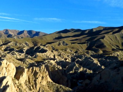 Badlands at Anza-Borrego Desert SP in CA photo