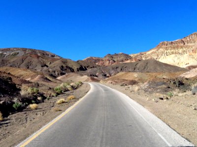 Artist Drive at Death Valley NP in CA photo