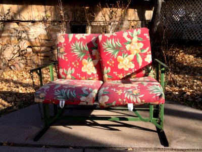 This Listening Bench Has Cushions