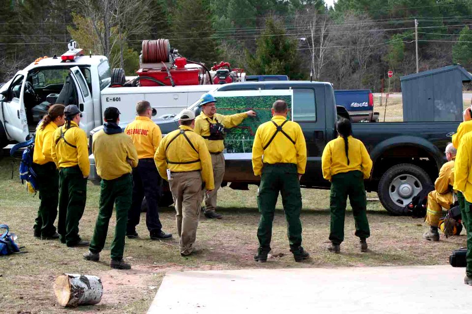 Bureau of Indian Affairs fire briefing