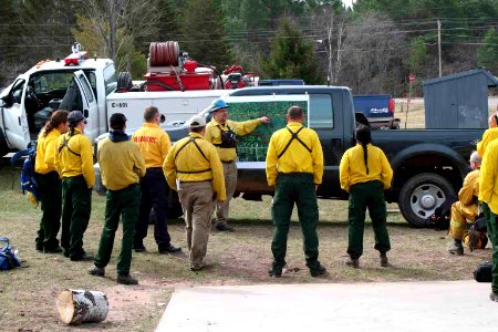 Bureau of Indian Affairs fire briefing photo