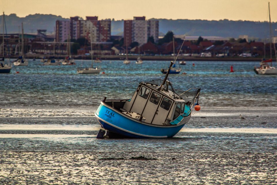 Low tide england poole