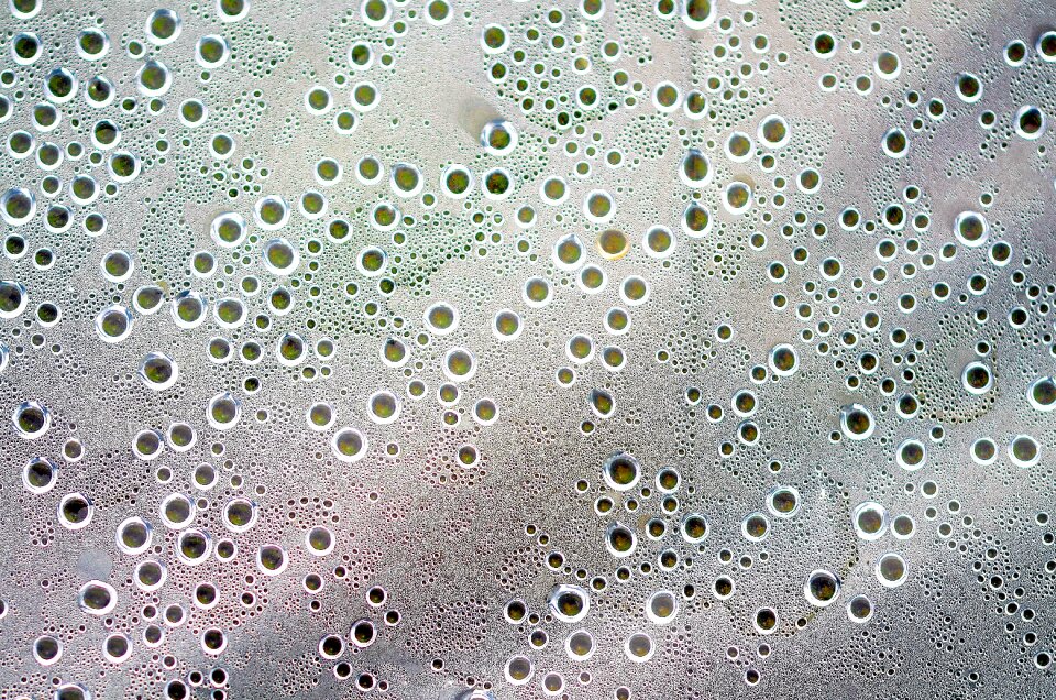 Wet drop transparent photo