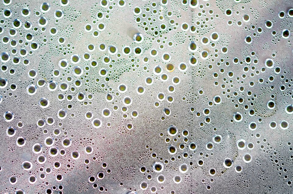 Wet drop transparent