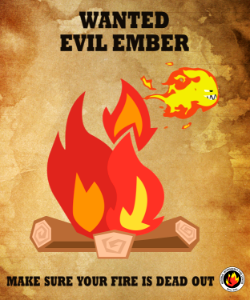 Wanted Evil Ember Poster