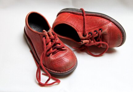 Shoelaces run shoes photo