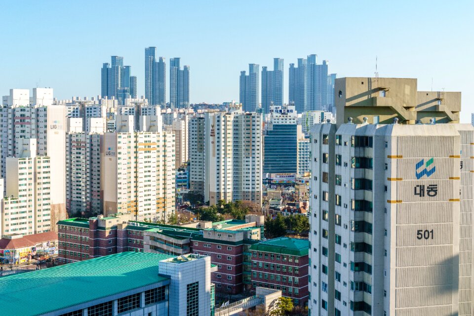 Asia architecture downtown