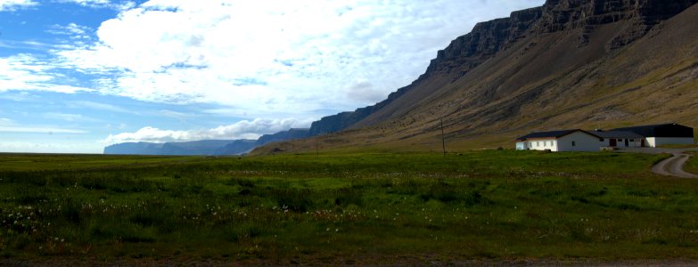 Cliffs at Rauðasandur (Red Sands) photo