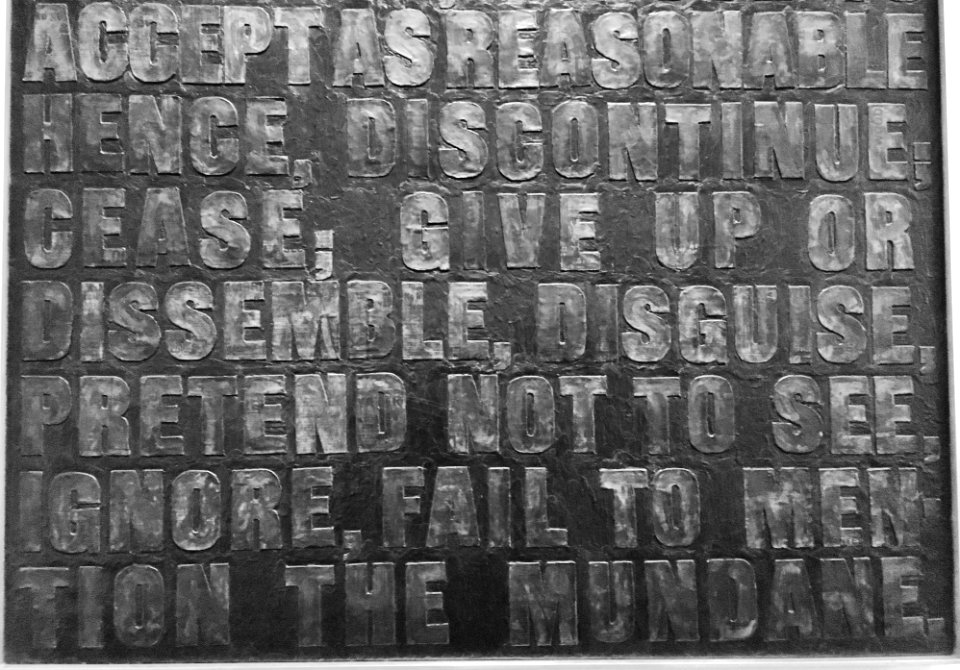 Detail of "Disquiet"