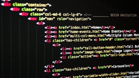 Coding web programming photo