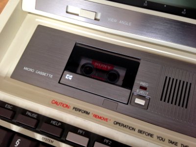 Epson PX-8 cassette deck photo