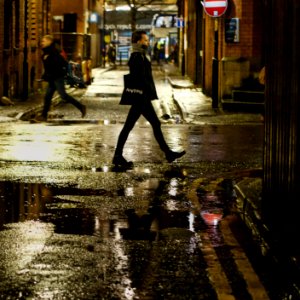 Rainy Manchester Nights photo