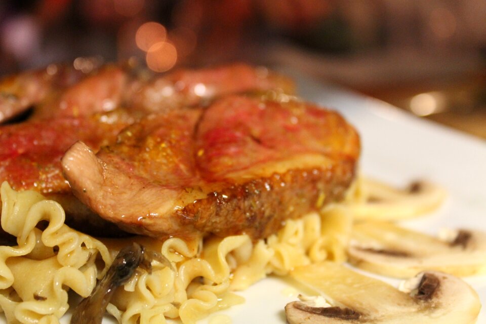 Tagliatelle grilled rose
