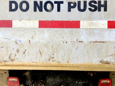 DON'T PUSH ME, MAN!