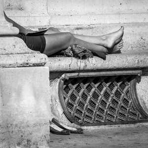 Paris street relax
