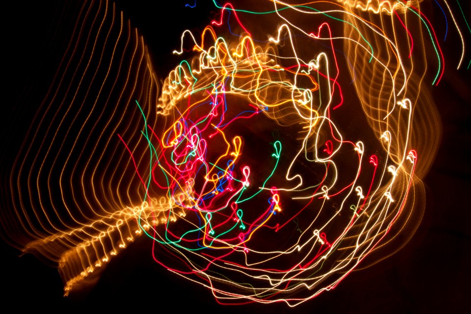 The Singer Lightpainted
