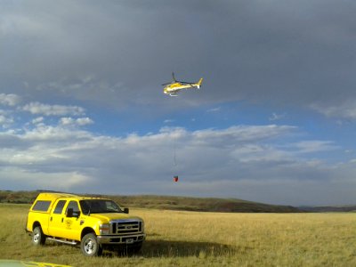 Helicopter firefighting operations