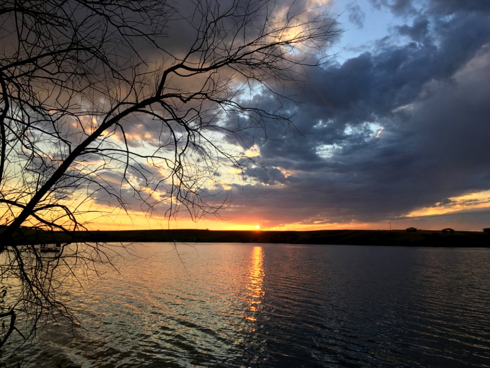 Sundown on the Lake
