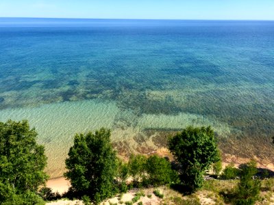 Sandstone reef at Au Sable Point photo