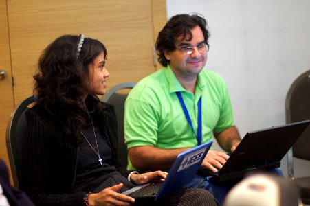 Jessica and Carlos at Open EdTech 2009