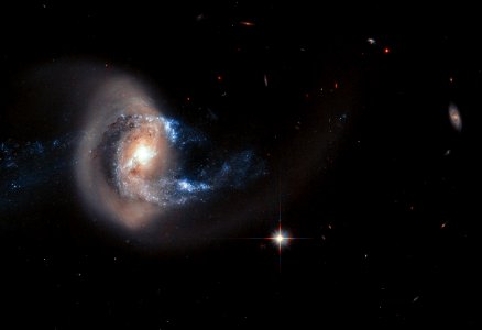 Hubble image of NGC 7714