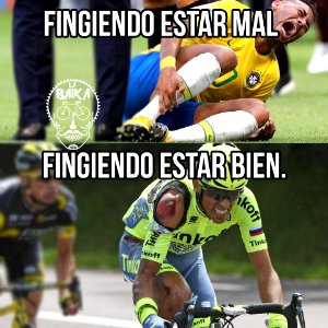 Ciclistas vs. Futbolistas