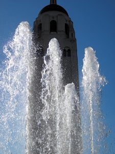 Stanford University Tower and Fountain photo