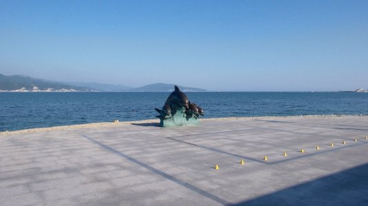 Скульптура "Дельфины" photo