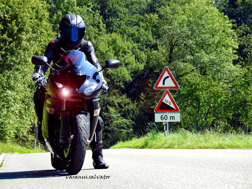 A steep curve left behind