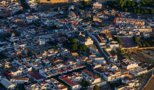 Burguillos, Sevilla -- Foto Aérea -- 31/07/2018