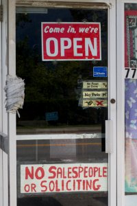 Open to Everyone Except Salespeople